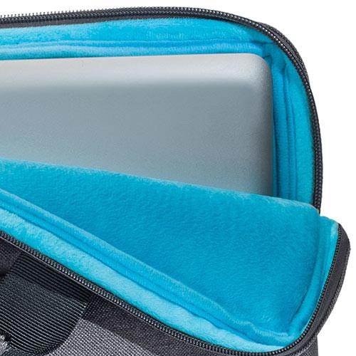 Actual product image Pedea Fashion Notebook Bag 33,8cm 13,3inch with extra pocket, grey (13.30", Universal)