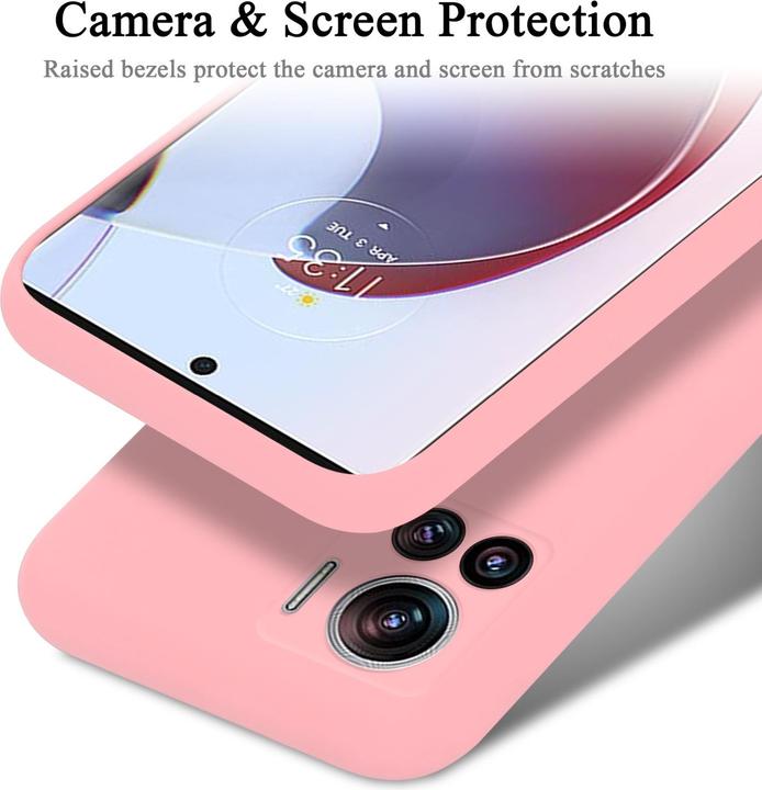 Produktbild Cadorabo TPU Liquid Silicone Case Hülle für Motorola EDGE 30 ULTRA / X30 PRO (Motorola Edge 30 Ultra)