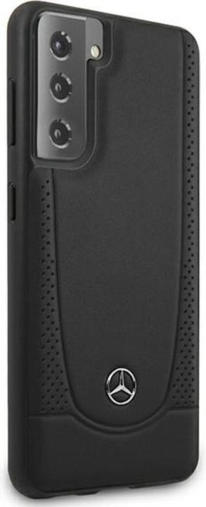 Produktbild Mercedes-Benz Perforated Hülle mit Metal Logo (Samsung Galaxy S21+)