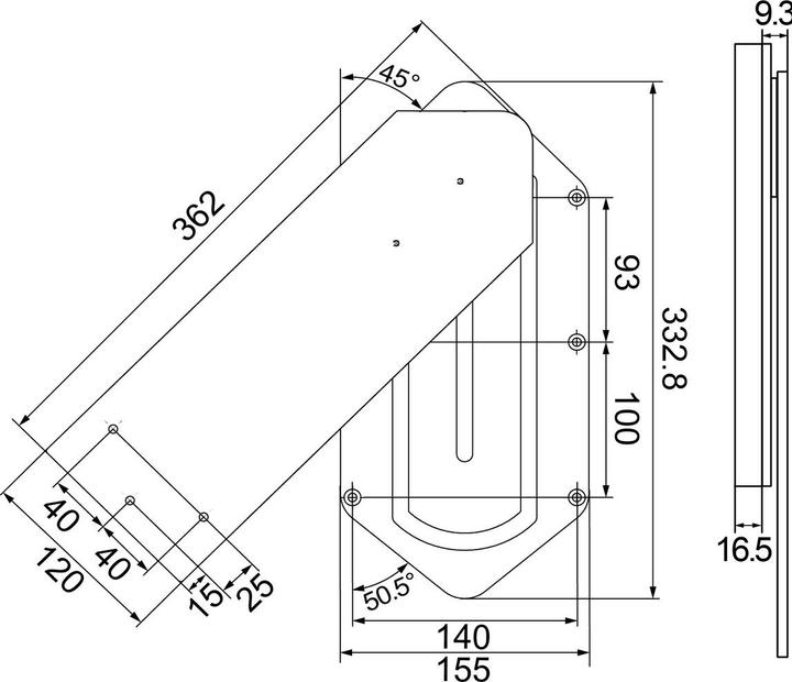 Produktbild OK-Line Drehbeschlag (1 Stk.)