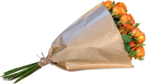 Fleurop Orange Sprayrosen im Bund (Schnittblumen)