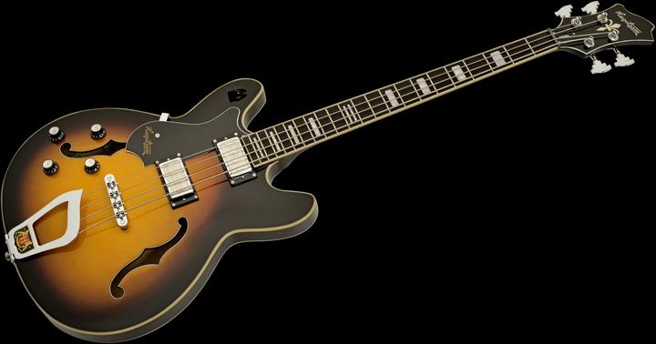 Produktbild Hagstrom Bassgitarre, Viking, Tobacco Sunburst, Linkshänder (E-Gitarre)