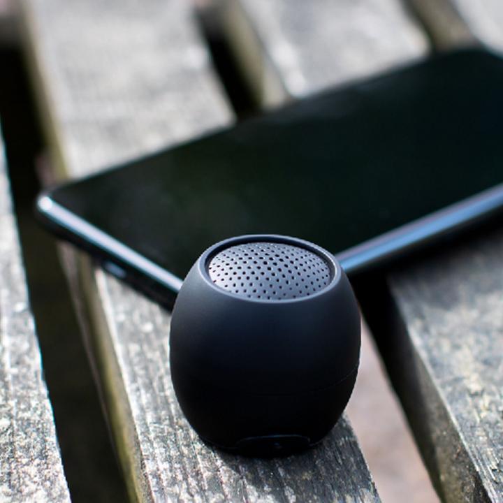 Actual product image Boompods Zero Bluetooth® Speaker Handsfree, Shockproof, Waterproof Black (5 h, Rechargeable battery operated)