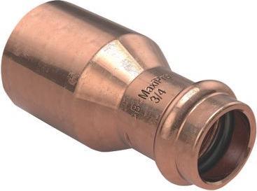Conex-Banninger Conex Banninger >B< MaxiPro reduktion med nippelende 38" x 14" kobber - (2 pcs.)