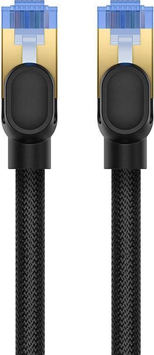 Actual product image Baseus Braided network cable cat.7 Ethernet RJ45, 10Gbps, 25m (black) (CAT7, 25 m)