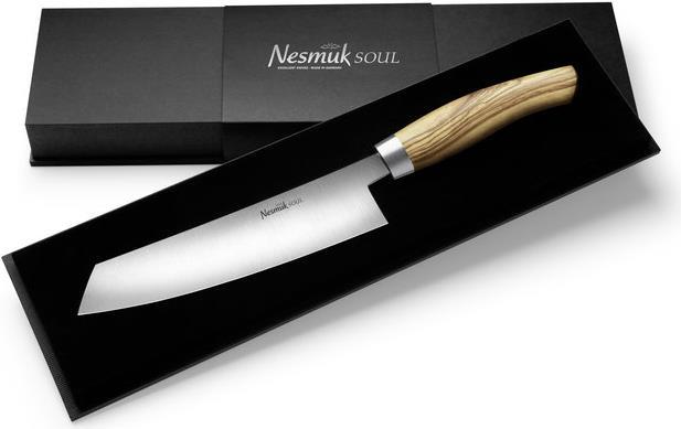 Image du produit Nesmuk Couteau de chef SOUL marron clair rayé (18 cm)