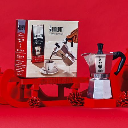 Actual product image Bialetti Bial Set MOKA 6 cups + 250g Perfetto Cl. | 0003545 (6 T.)
