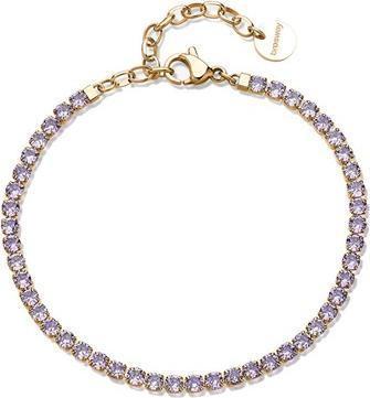Produktbild Brosway Vergoldetes Tennisarmband mit lila Zirkonen Desideri Bei104