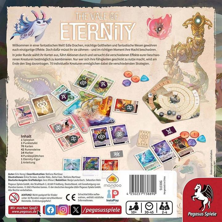 Actual product image Pegasus The Vale of Eternity EN (German)