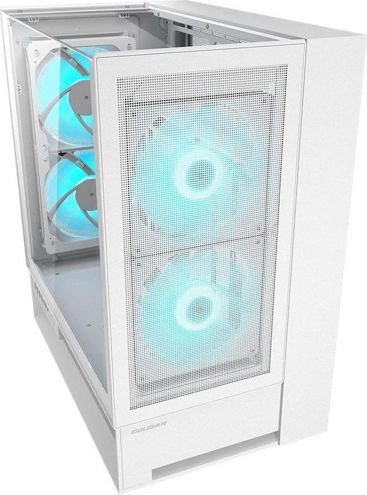 Produktbild Cougar Gehäuse Midi-Tower OmnyX, ARGB, Weiss (mATX, Mini-ITX, ATX)