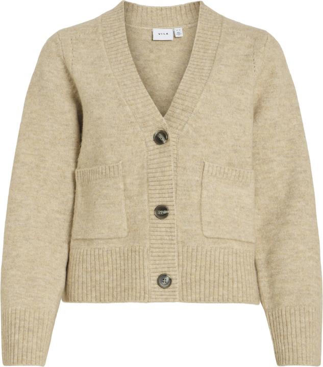 Vila V-Ausschnitt Strickjacke (XS)