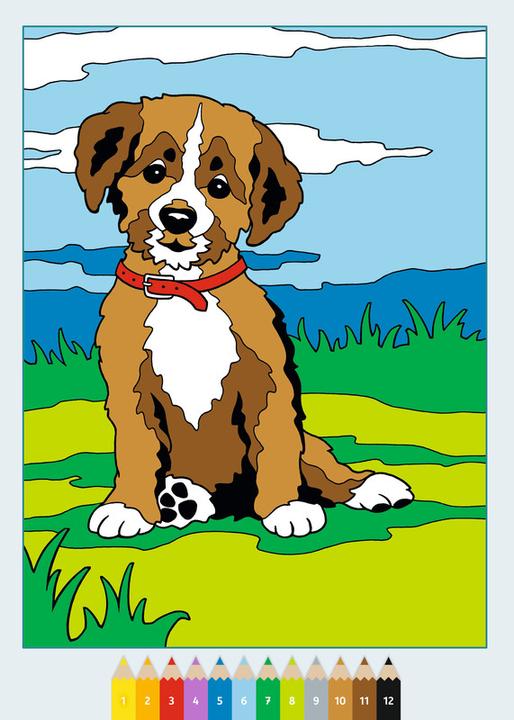 Actual product image Ravensburger CreArt Painting by numbers from 5: Animal children