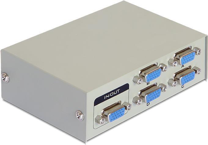 Actual product image Delock 4Port VGA Switchbox