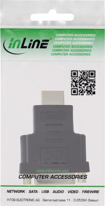 Immagine prodotto InLine HDMI zu (DVI, 5.80 cm)