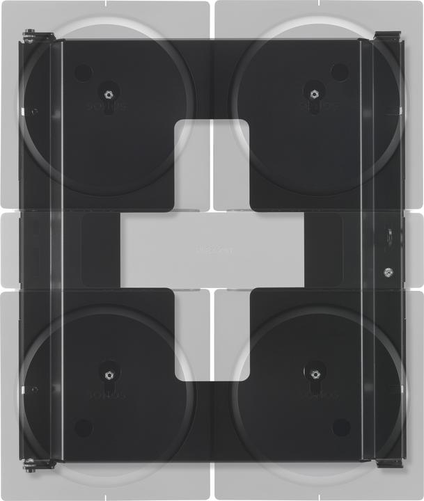 Image du produit Flexson Support mural pour 4x Sonos Connect:AMP (1 pièce, Installation murale)
