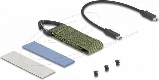 Immagine prodotto Delock M.2 NVMe SSD Gehäuse USB 40 Gbps - werkzeugfrei (M.2 2280)