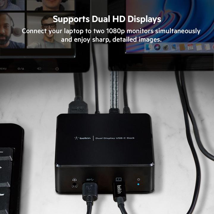 Image du produit Belkin INC002vfBK (USB-C, 8 Ports)
