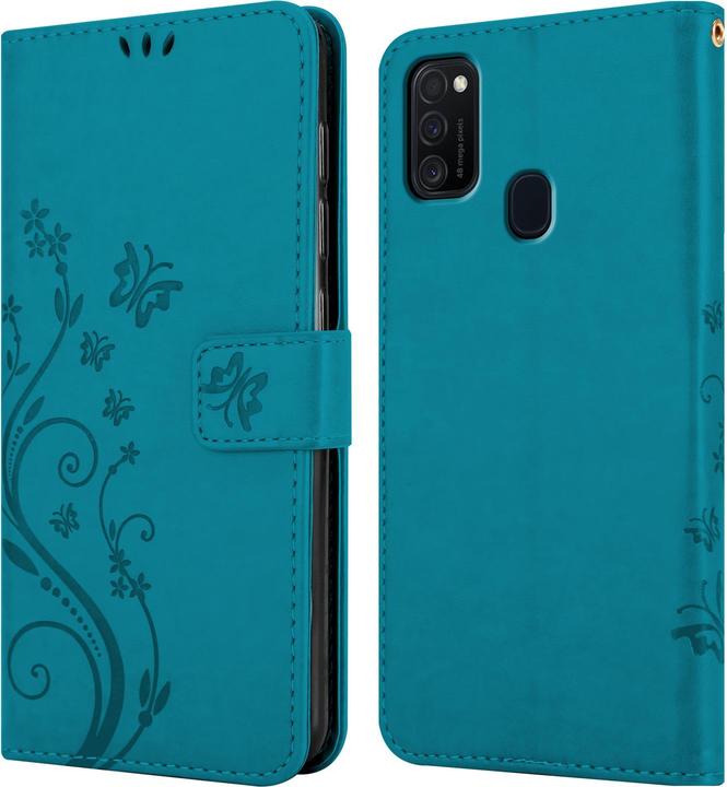Actual product image Cadorabo Flower Book Cover (Samsung Galaxy M21)