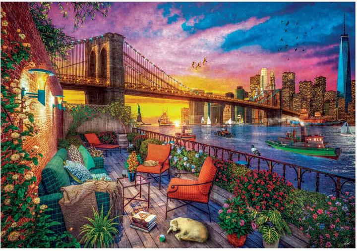 Actual product image Clementoni Manhattan Balcony Sunset Puzzle, 3000pcs. (3000 pieces)