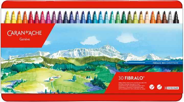 Produktbild Caran d'Ache Fibralo Metallschachtel (Mehrfarbig, 30 x)