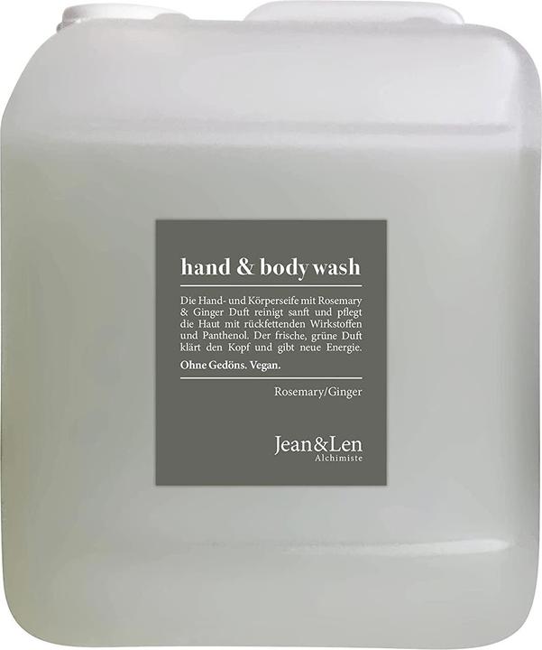 Jean & Len Hand and Body Wash Rosemary & Ginger (Flüssigseife, 5000 ml)