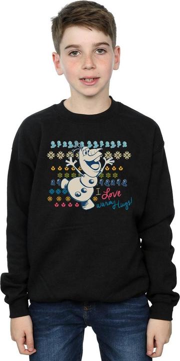 Produktbild Disney Frozen I Love Warm Hugs Sweatshirt Jungen (140, 146)
