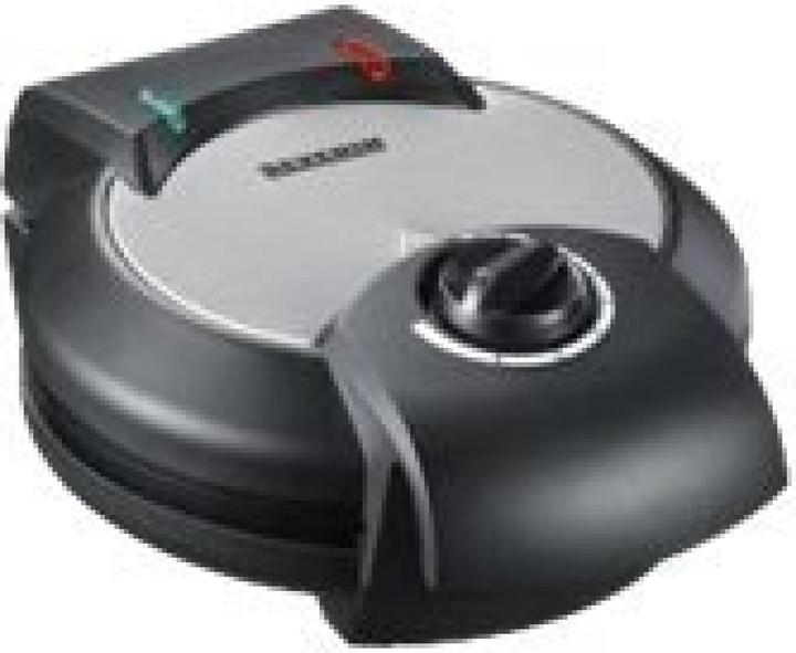 Severin 2103 Edelstahl gebürstet-schwarz, 1300 W, Herzform, Anzahl Wafer 5