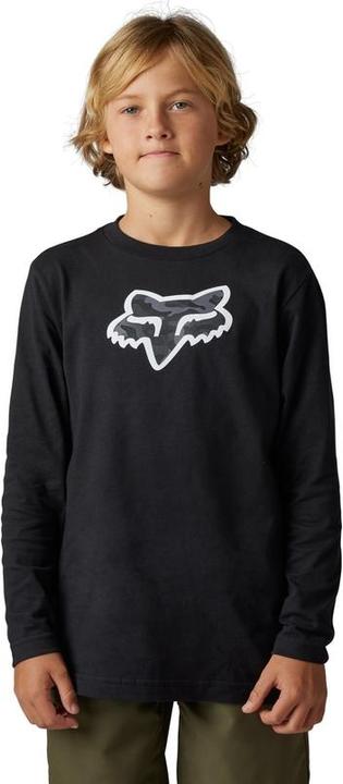 Image du produit Fox Tee 23 Yth Vzns Camo Ls Blk Ys (S)