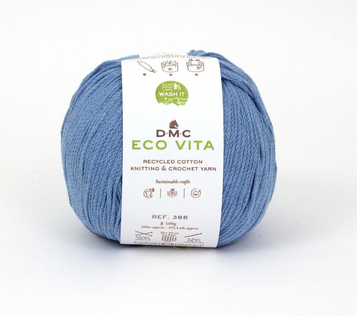 Actual product image DMC Wool Eco Vita 100 g, Light blue (250 m)