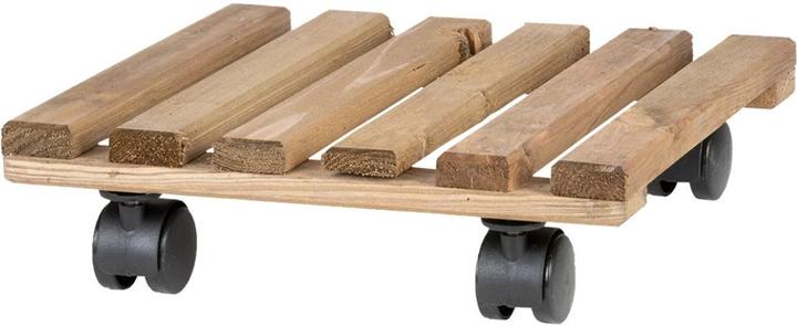 Esschert Design Rolleruntersetzer Quadratisch L Braun