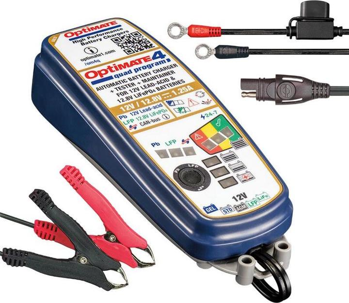 Produktbild Tecmate OptiMate 4 Quad Program (12V, 1.25 A)