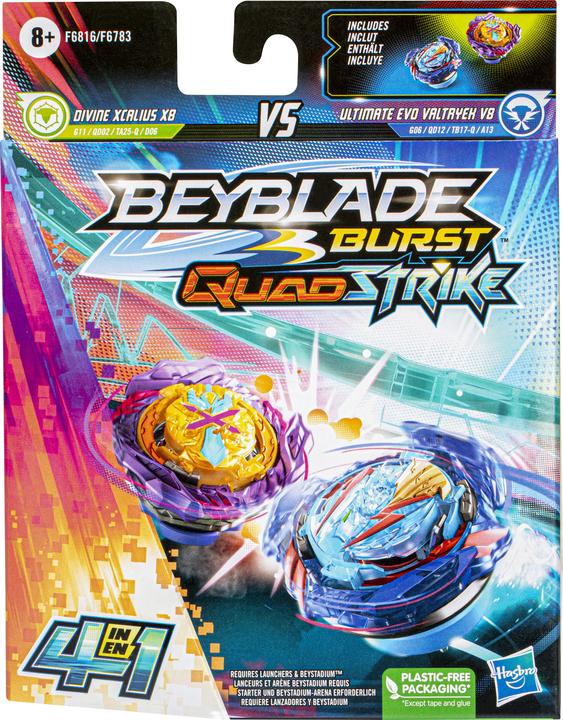 Image du produit Hasbro Bey Qs Ultimate Evo Valtryek Et Divine (Multilingue)