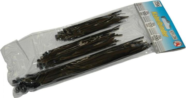 Image du produit BGS Assortiment de colliers de serrage (Serre-câbles en plastique, 200 mm, 75 pcs)