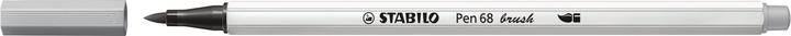 Produktbild STABILO Pen 68 brush Premium-Filzstift (Hellgrau, 1 x)