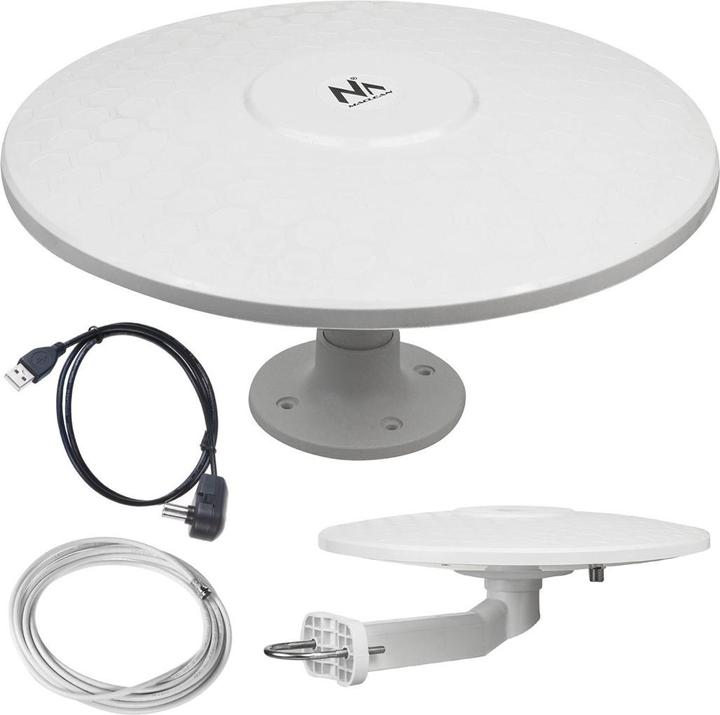 Produktbild Maclean MCTV-947 MCTV-947 Aktiver multidirektionaler DVB-T-Antennencamper (Parabolantenne, 44 dB, DVB-T / -T2)