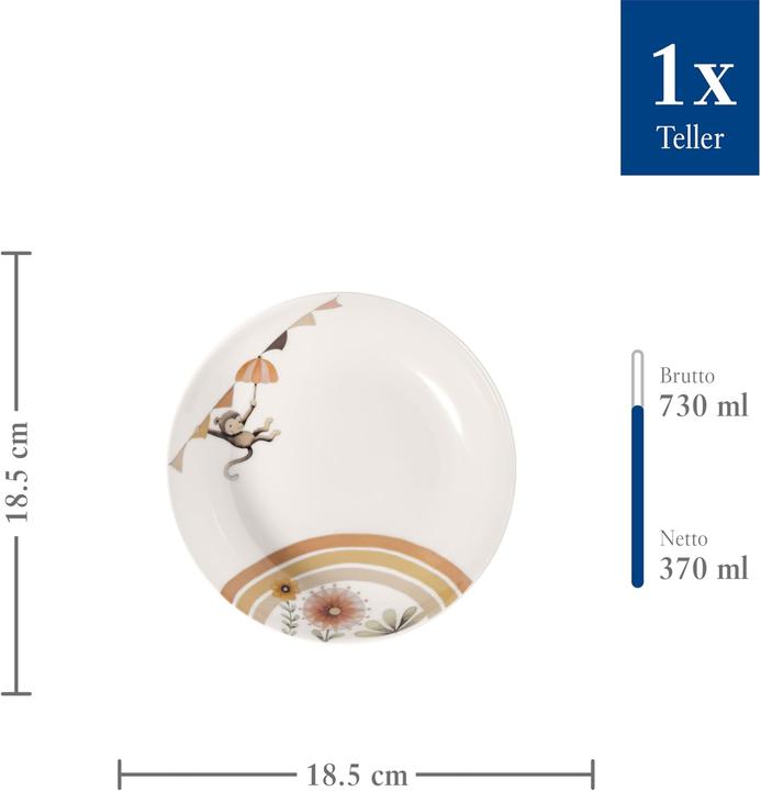 Immagine prodotto Villeroy & Boch Kinder-Suppenteller Roar like a Lion