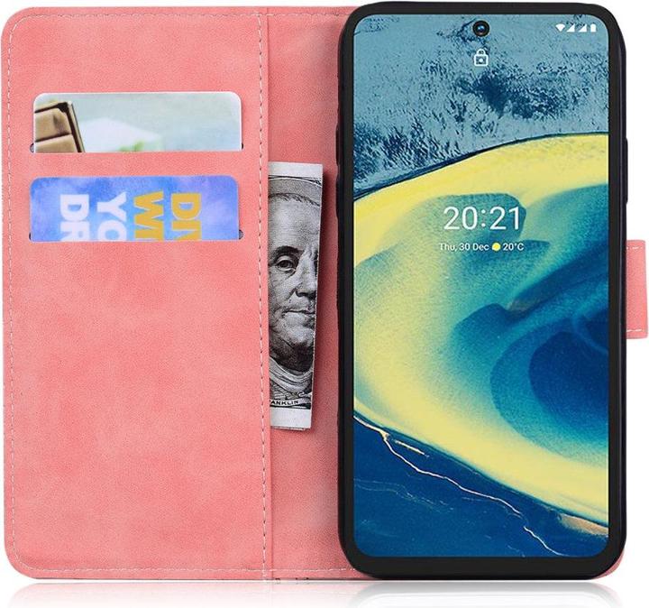 Image du produit Cover-Discount Étui en cuir rose pour Nokia XR20 (Nokia XR20)