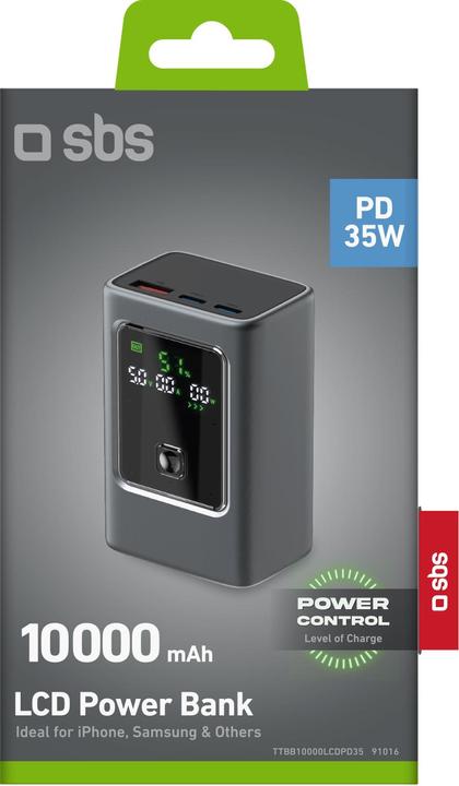 Produktbild SBS Powerbank (10000 mAh, 35 W, 37 Wh)