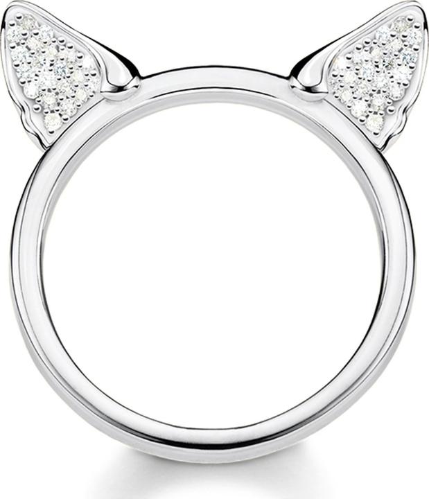 Produktbild Thomas Sabo Ring Katzenohren silber (52, 925 Silber)