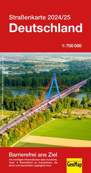 Produktbild Strassenkarte Deutschland 2024/25