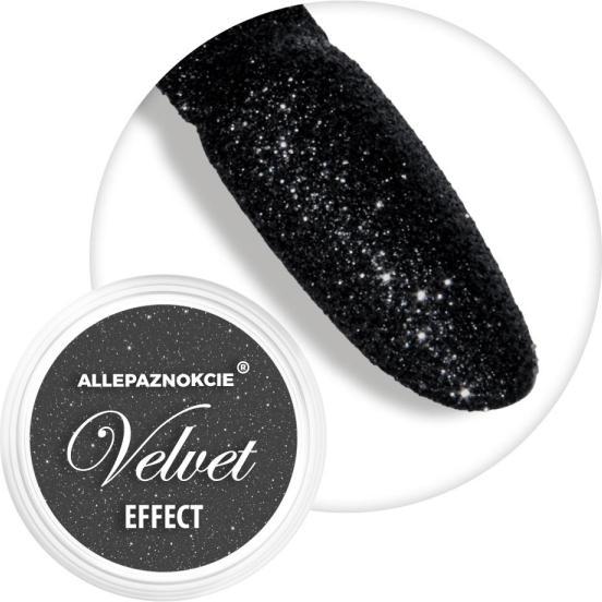 Actual product image Molly Lac Nail Art Velvet Effect Black (Black)