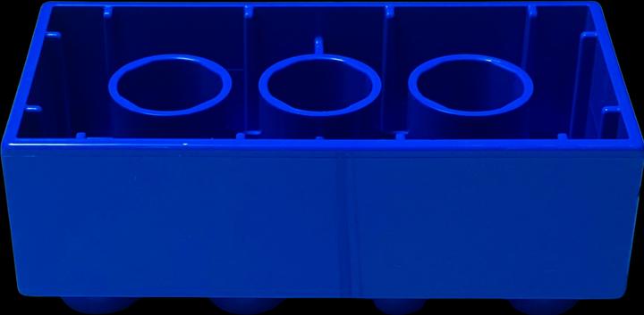 Productafbeelding LEGO Duplo 2x4 stenen Blauw - 80 stuks - Basisstenen 3011 NIEUW (3011)
