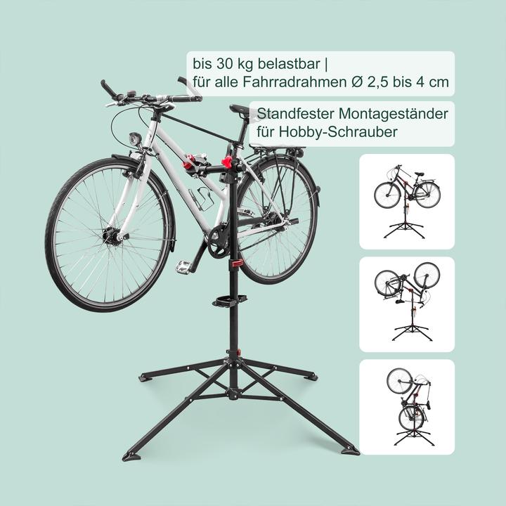 Actual product image Relaxdays Bicycle mounting stand