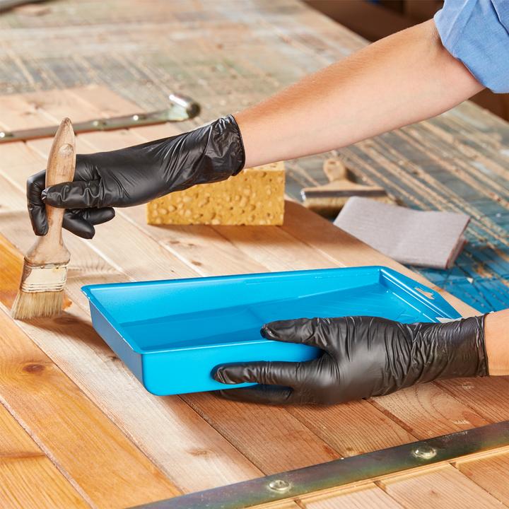 Image du produit Spontex Gants jetables Extra Black 100 en vinyle taille M