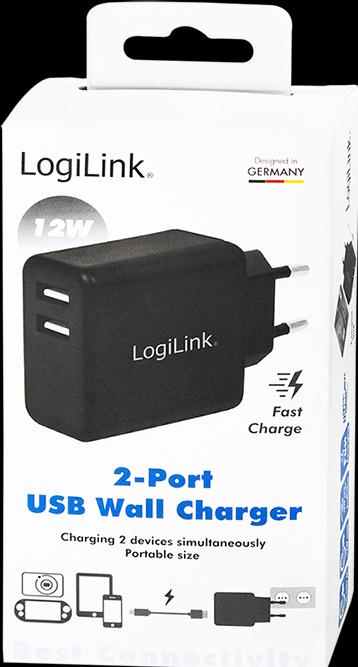 Produktbild LogiLink USB Steckdosenadapter (12 W)