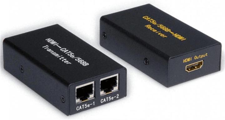 Produktbild Value HDMI Extender via TP Kabel auf 25m, 2K (0.08 m, HDMI)