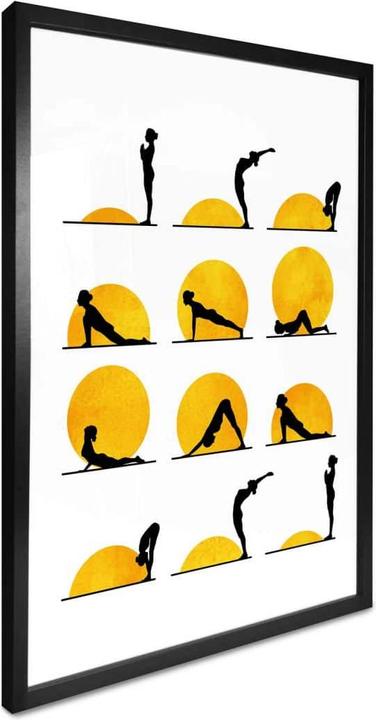 Immagine prodotto Trenddeko Yoga Il saluto al sole (24 x 30 cm)