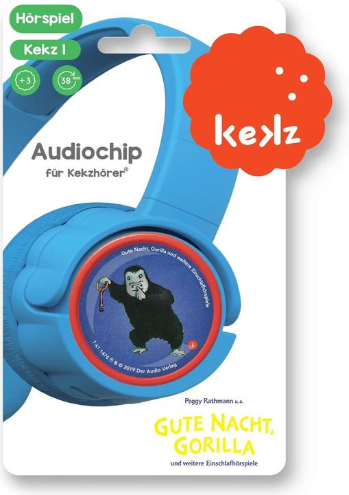 Produktbild Kekz Gute Nacht, Gorilla, 1 Audio-Chip (Deutsch)