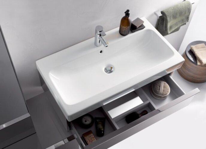 Actual product image Geberit Keramag / Washbasin iCon 60 cm white Keratec 124060600 (485 mm, 600 mm)