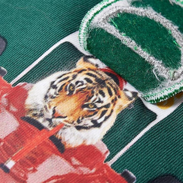 Immagine prodotto VidaXL Camicia a maniche lunghe per bambini verde 128,Materiale: 100 (128)